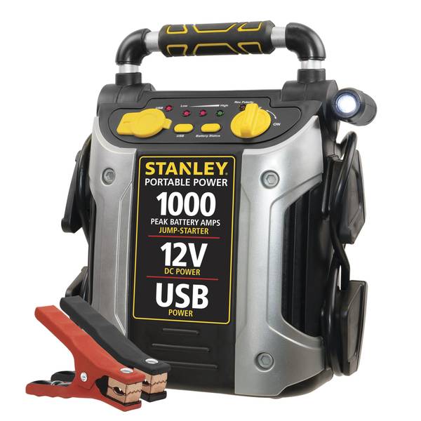 Stanley 1000 Peak Ampere Starthilfegerät für Fahrzeuge, tragbar