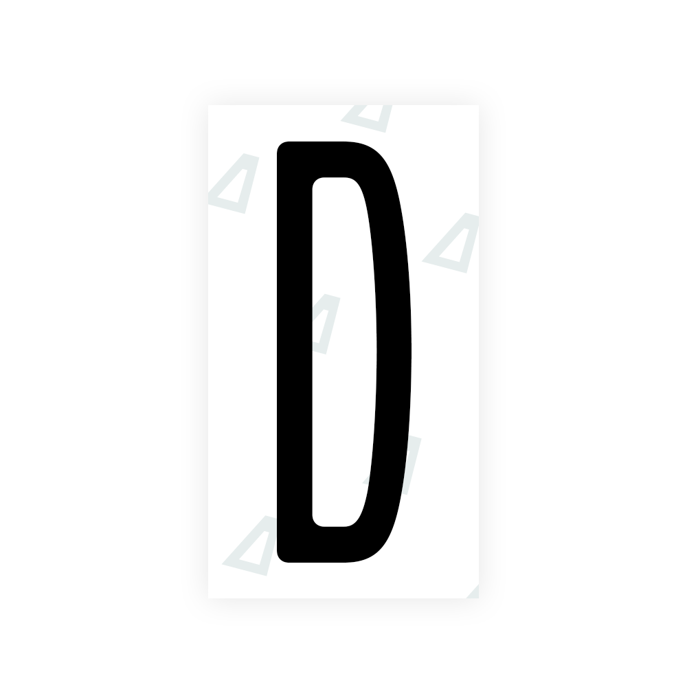 anti-fine plate sticker