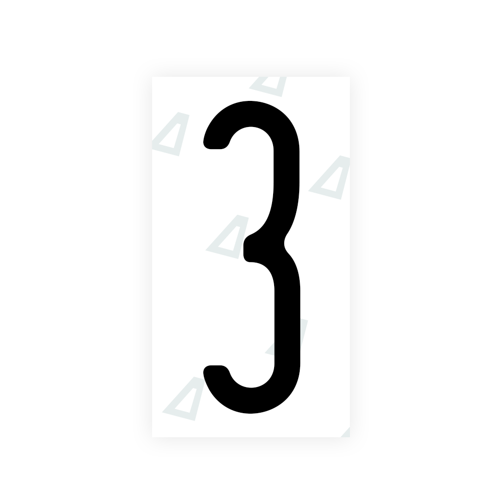 anti-fine plate sticker