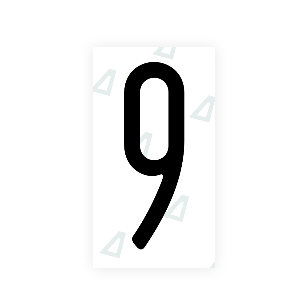 anti-fine plate sticker