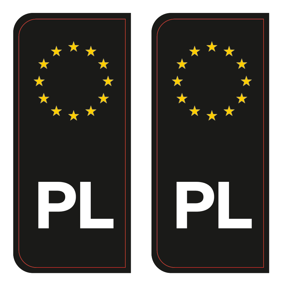 Alite Stickers™ - for number plate (Polish version) - Alite