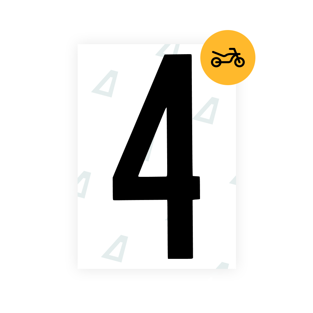 anti radar number plate stickers