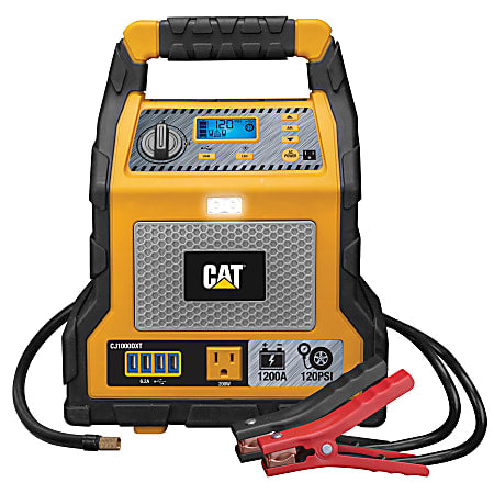 Estación de energía Cat CJ1000DXT con arrancador de emergencia de 1200 amperios pico.