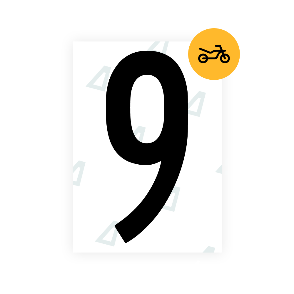 anti radar number plate stickers