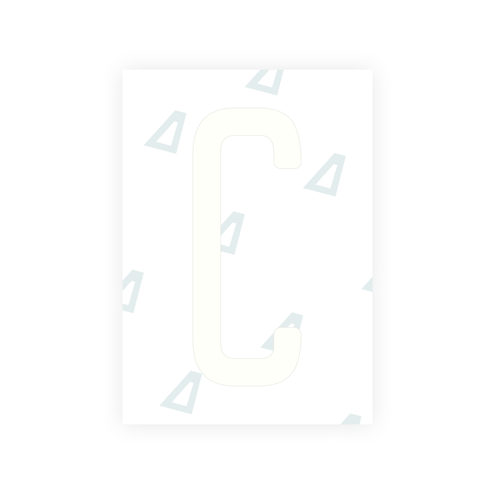 Alite Nanofilm for US (Alaska 2023) license plates - Symbol "C"