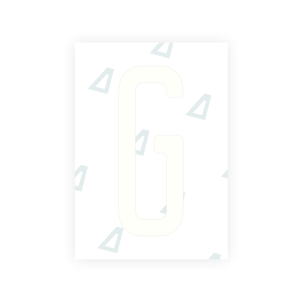 Alite Nanofilm for US (Alaska 2023) license plates - Symbol "G"