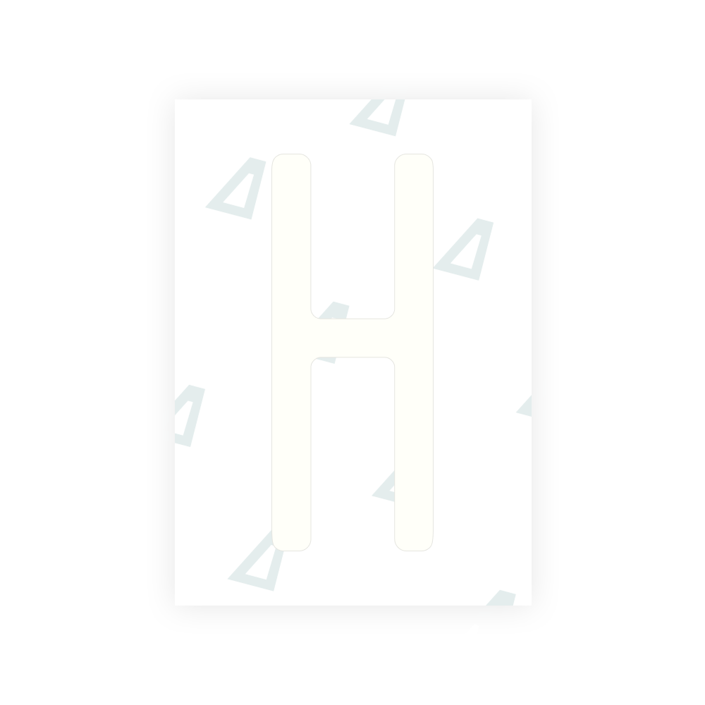 Alite Nanofilm for US (Alaska 2023) license plates - Symbol "H"