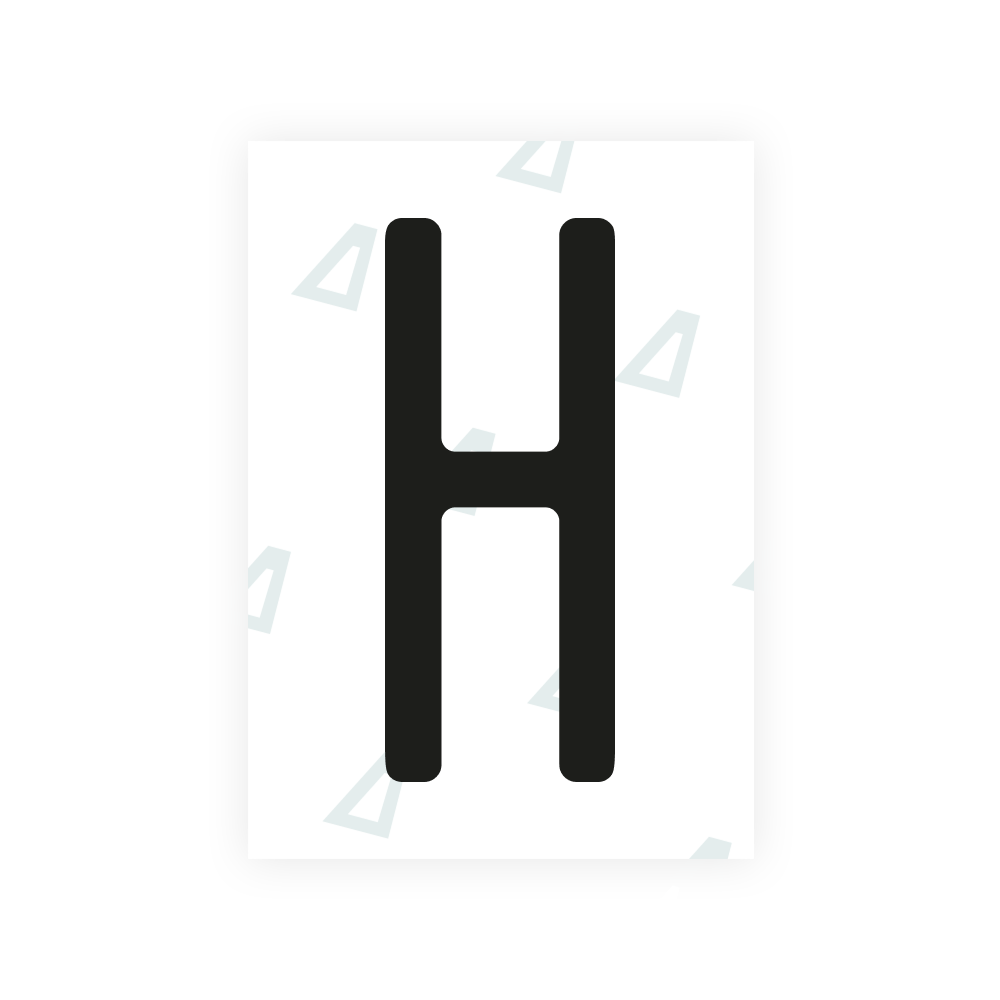Alite Nanofilm for US (Alaska 2023) license plates - Symbol "H"