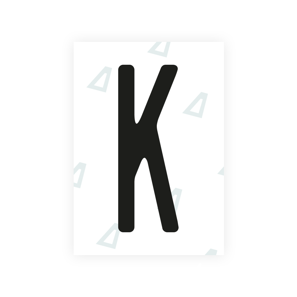 Alite Nanofilm for US (Alaska 2023) license plates - Symbol "K"