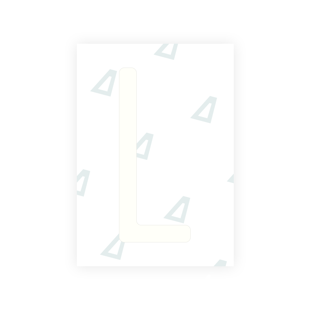 Alite Nanofilm for US (Alaska 2023) license plates - Symbol "L"