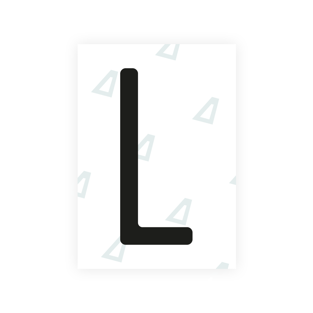 Alite Nanofilm for US (Alaska 2023) license plates - Symbol "L"