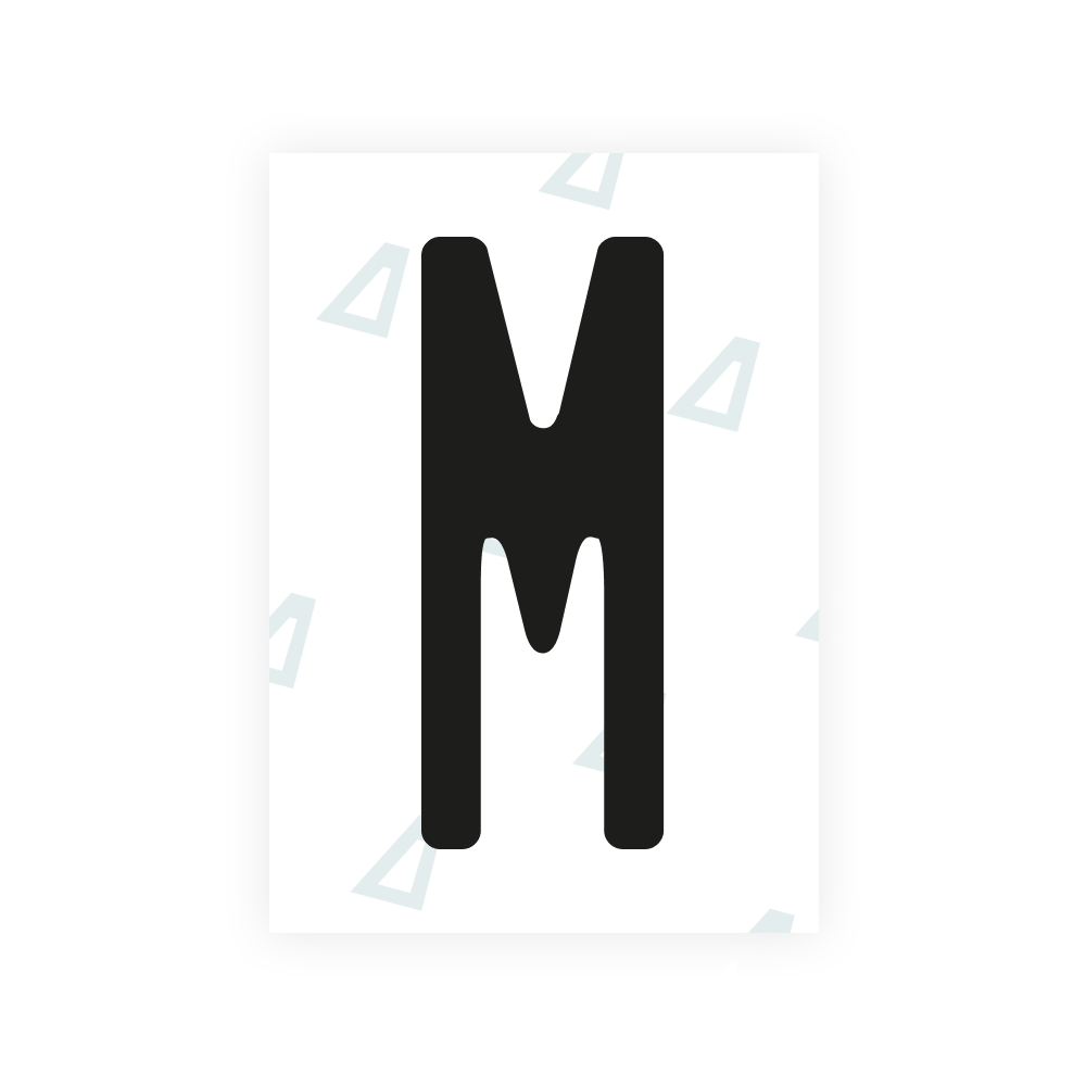 Alite Nanofilm for US (Alaska 2023) license plates - Symbol "M"