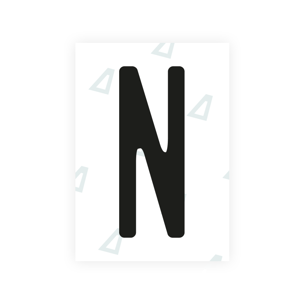 Alite Nanofilm for US (Alaska 2023) license plates - Symbol "N"
