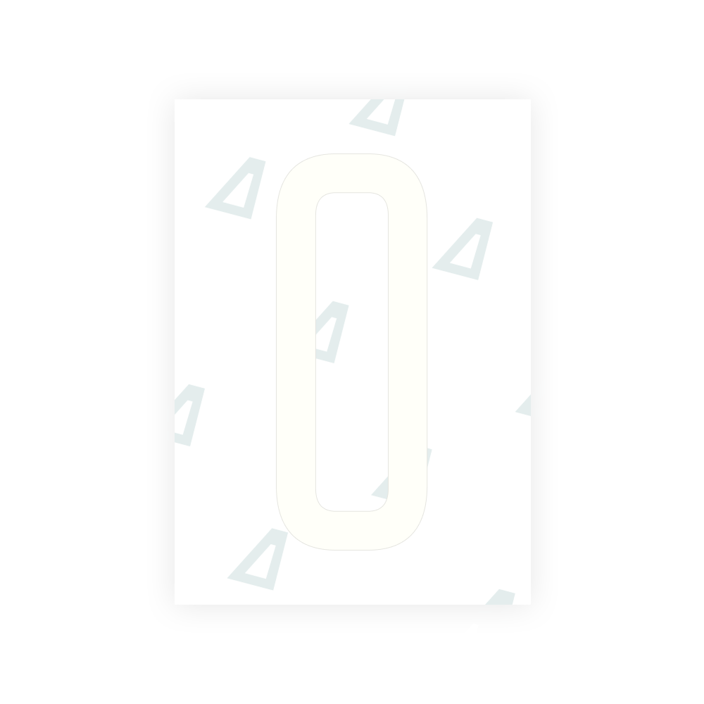 Alite Nanofilm for US (Alaska 2023) license plates - Symbol "O"