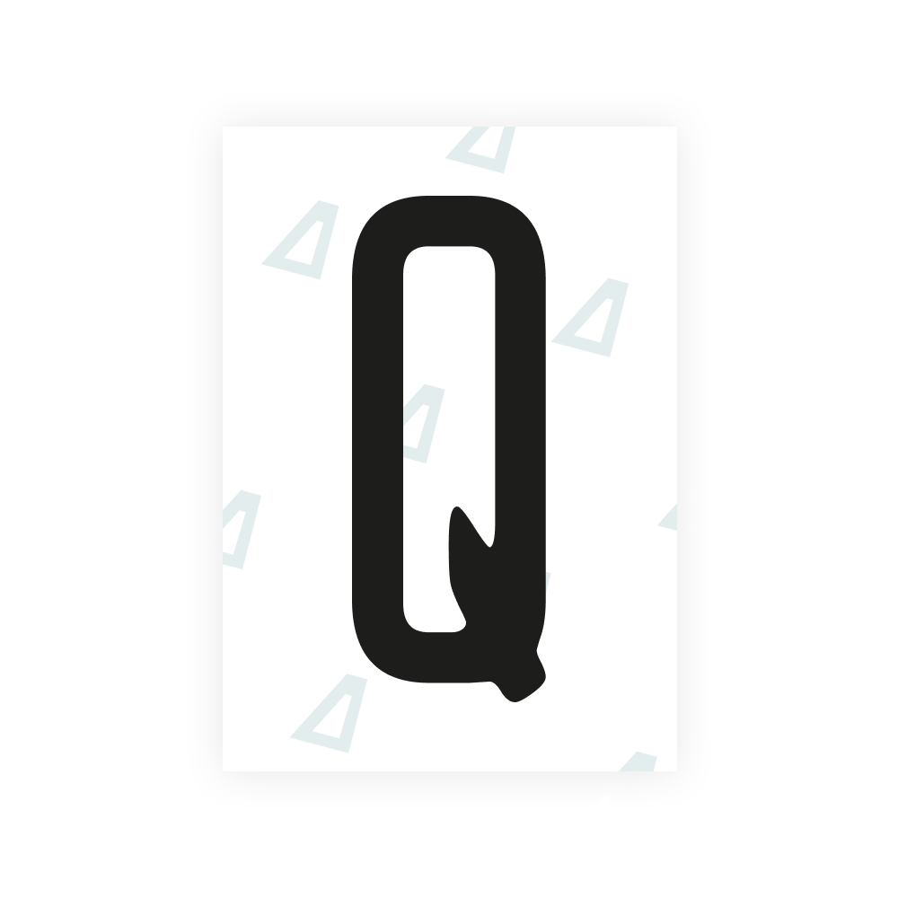 Alite Nanofilm for US (Alaska 2023) license plates - Symbol "Q"