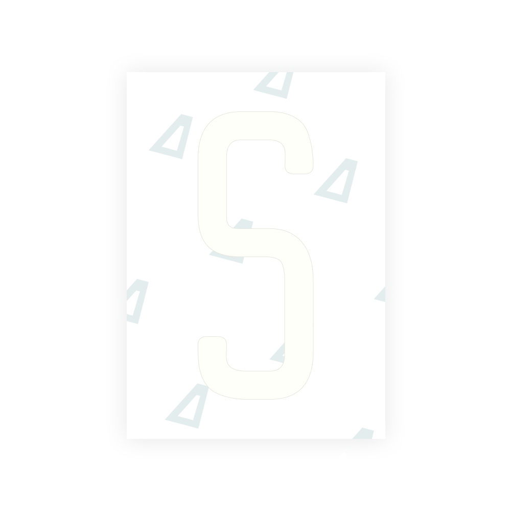 Alite Nanofilm for US (Alaska 2023) license plates - Symbol "S"