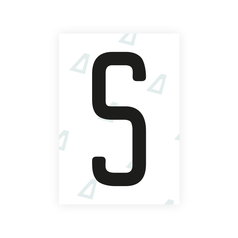 Alite Nanofilm for US (Alaska 2023) license plates - Symbol "S"