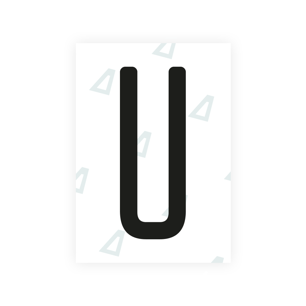 Alite Nanofilm for US (Alaska 2023) license plates - Symbol "U"