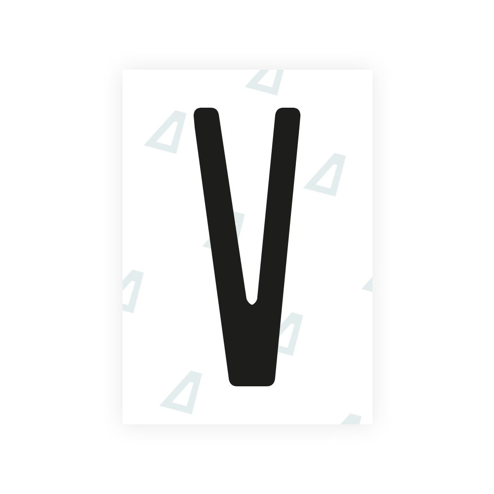 Alite Nanofilm for US (Alaska 2023) license plates - Symbol "V"
