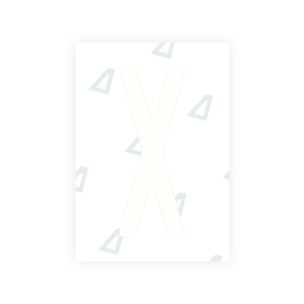 Alite Nanofilm for US (Alaska 2023) license plates - Symbol "X"