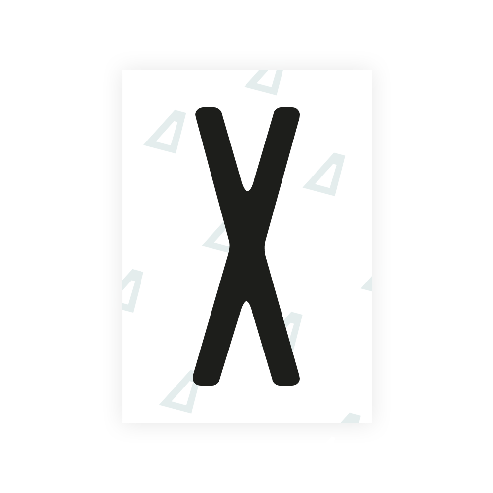 Alite Nanofilm for US (Alaska 2023) license plates - Symbol "X"
