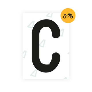 Alite Nanofilm for Austria Moto license plates - Symbol "C" - Alite