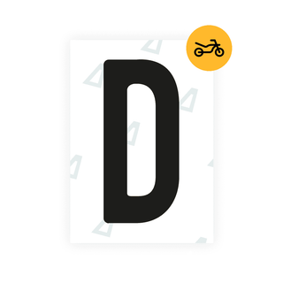 Alite Nanofilm for Austria Moto license plates - Symbol "D" - Alite