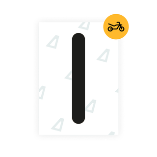 Alite Nanofilm for Austria Moto license plates - Symbol "I" - Alite