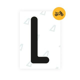 Alite Nanofilm for Austria Moto license plates - Symbol "L" - Alite