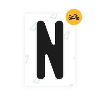 Alite Nanofilm for Austria Moto license plates - Symbol "N" - Alite