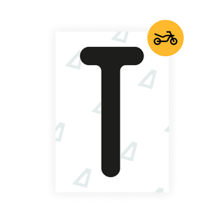 Alite Nanofilm for Austria Moto license plates - Symbol "T" - Alite