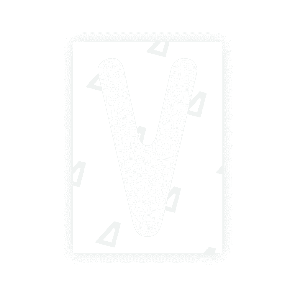 Alite Nanofilm for Austria license plates - Symbol "V" - Alite