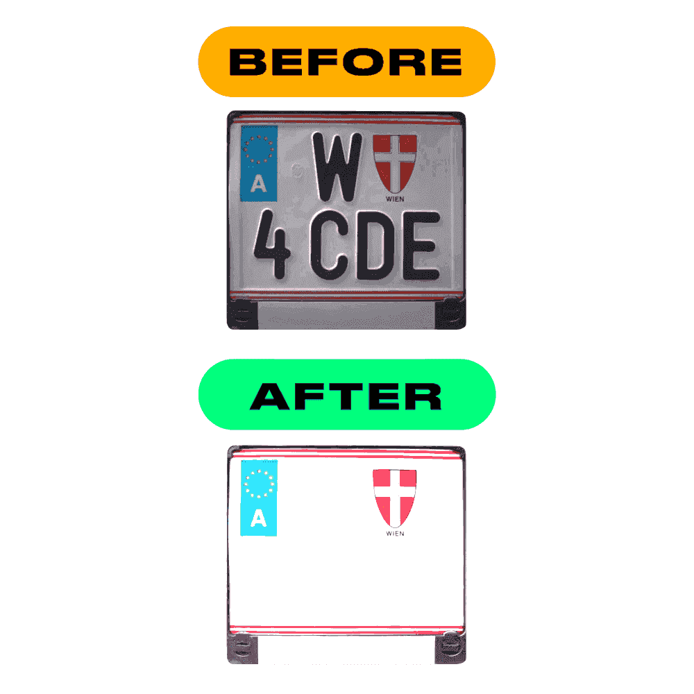 Alite Nanofilm for Austria Moto license plates - Symbol "Z" - Alite