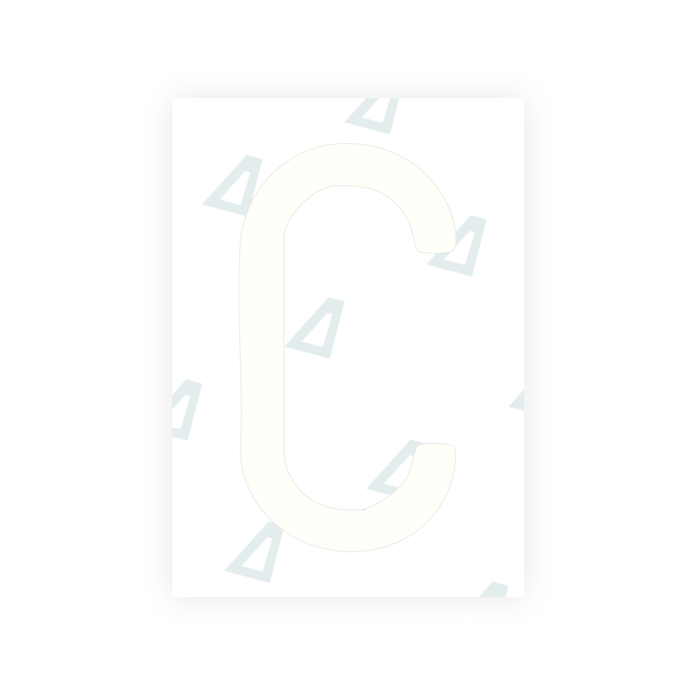 Alite Nanofilm for CA (British Columbia) license plates - Symbol "C"