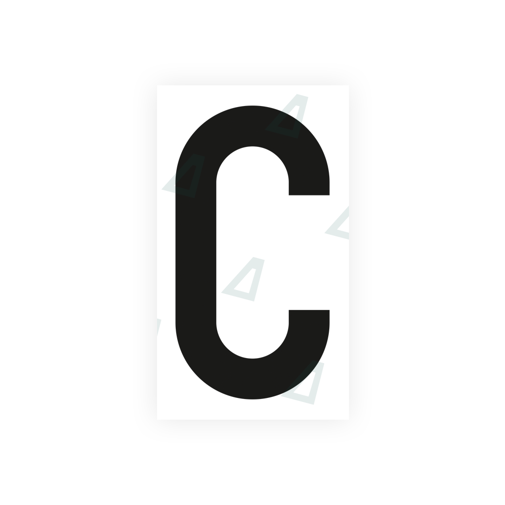 Alite Nanofilm for Czech Republic license plates - Symbol "C" - Alite