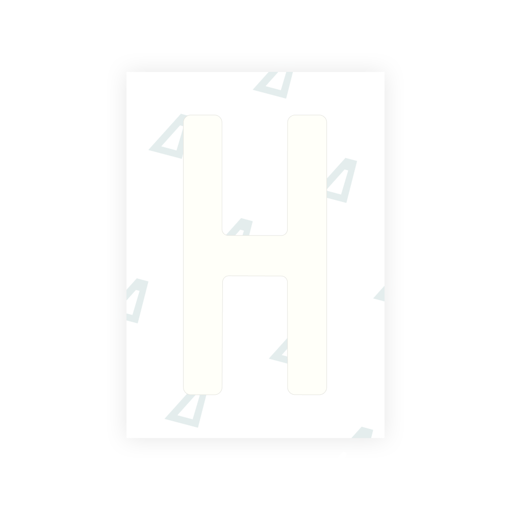 Alite Nanofilm for Colombia number plates - Symbol "H"