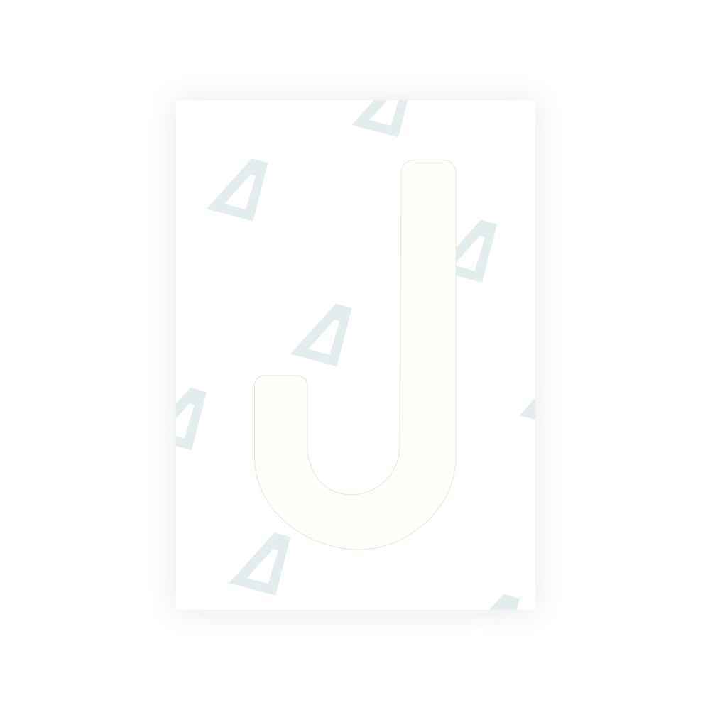 Alite Nanofilm for Colombia number plates - Symbol "J"