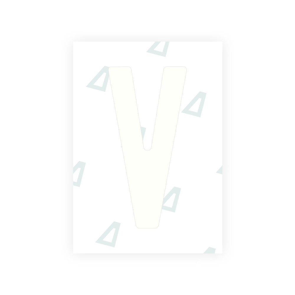 Alite Nanofilm for Colombia number plates - Symbol "V"