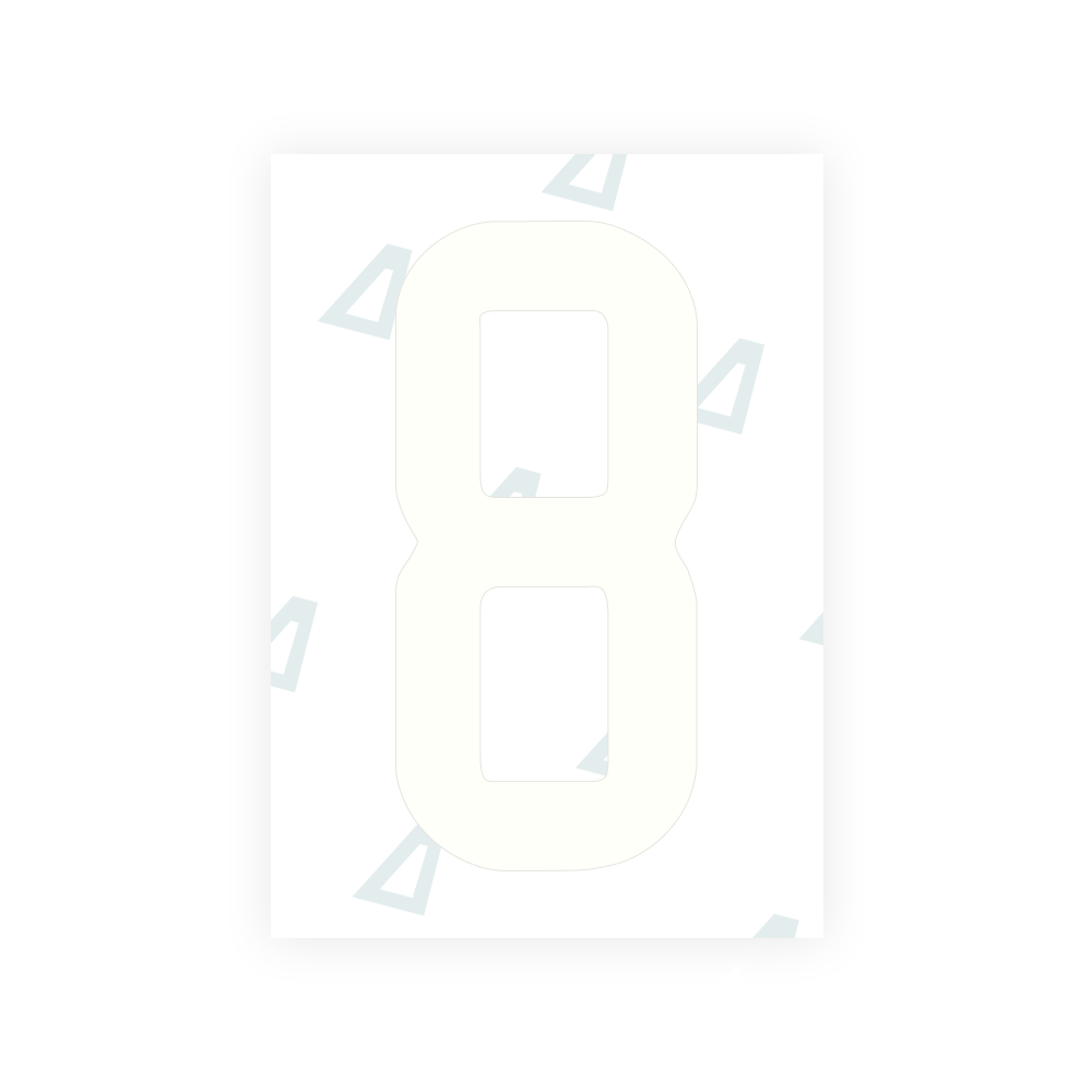 Alite Nanofilm for US (Colorado) license plates - Symbol "8"