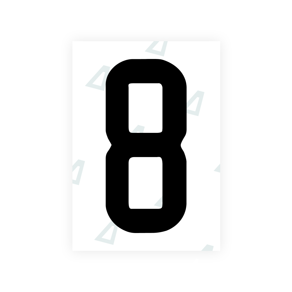 Alite Nanofilm for US (Colorado) license plates - Symbol "8"