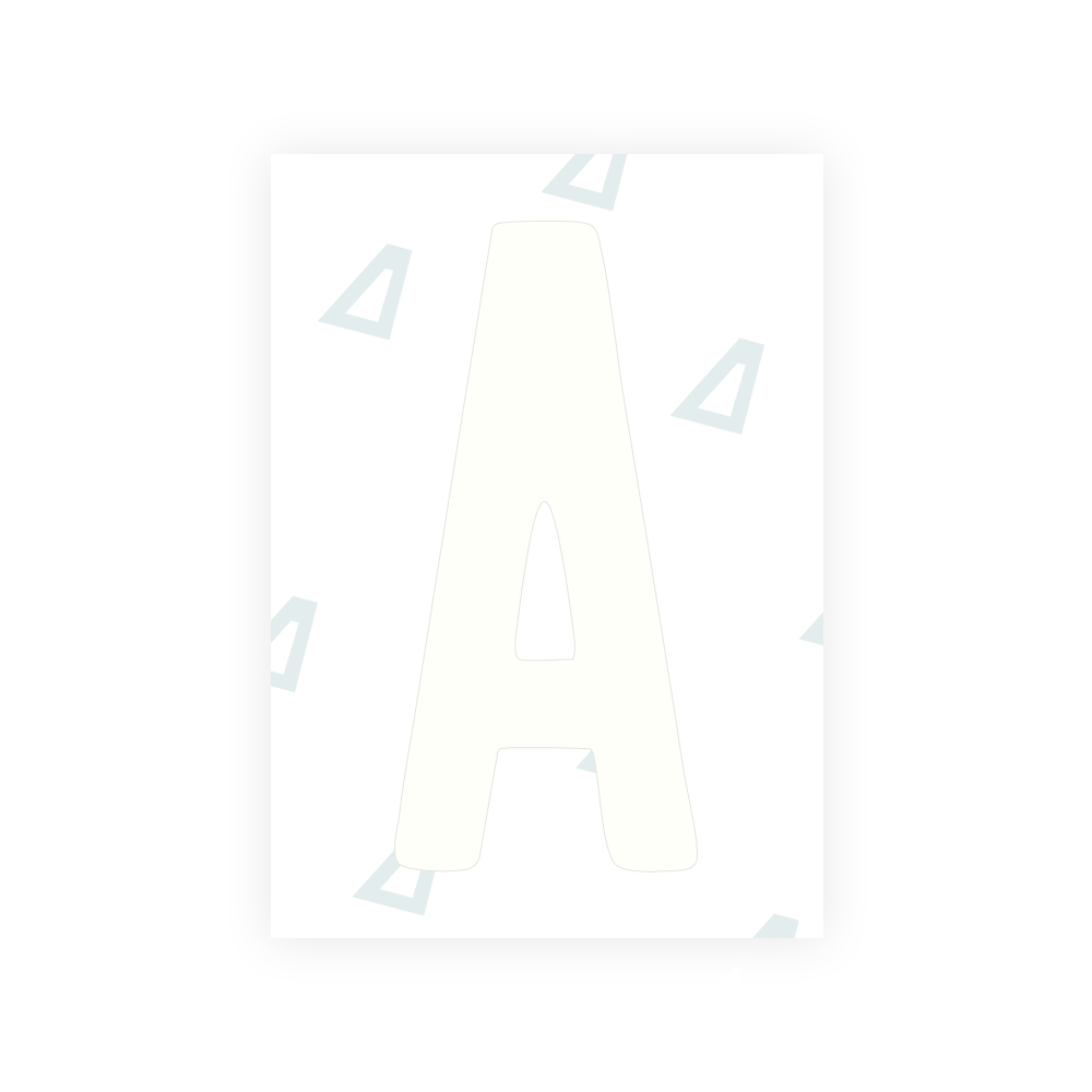 Alite Nanofilm for US (Colorado) license plates - Symbol "A"