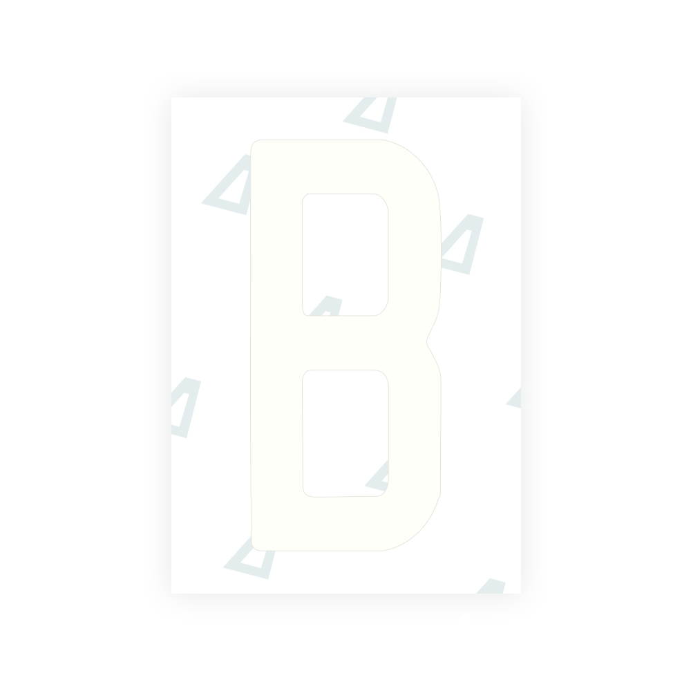 Nanofilme Alite para placas de veículos dos EUA (Colorado) - Símbolo "B"