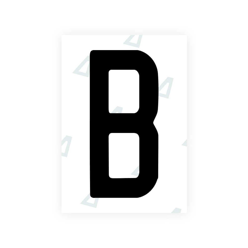 Nanofilme Alite para placas de veículos dos EUA (Colorado) - Símbolo "B"