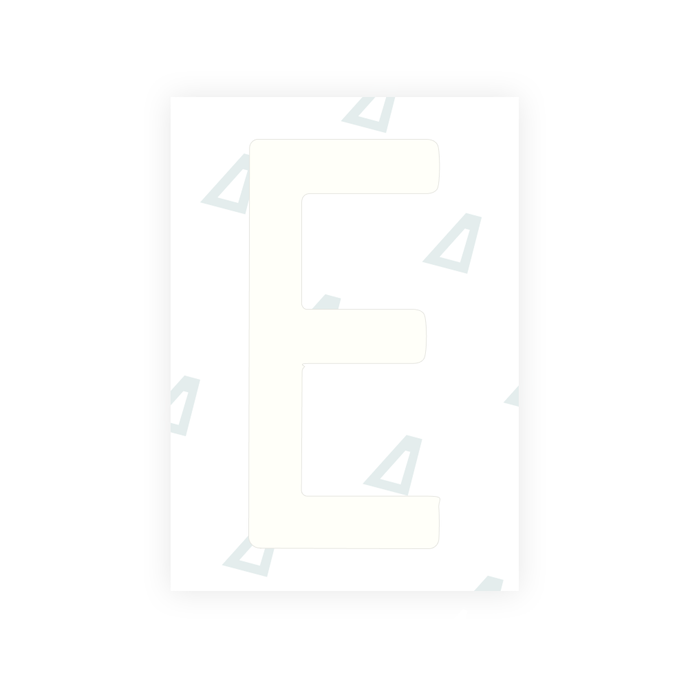 Alite Nanofilm for US (Colorado) license plates - Symbol "E"