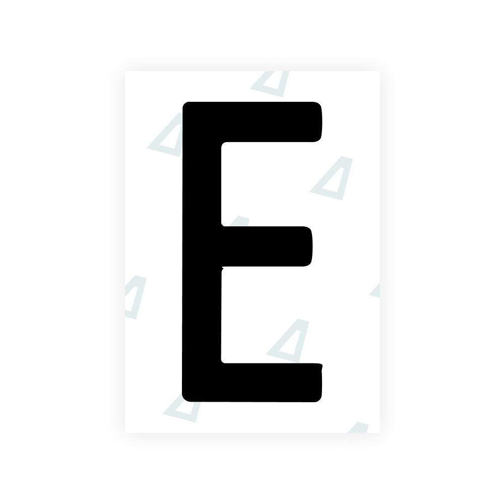 Alite Nanofilm for US (Colorado) license plates - Symbol "E"