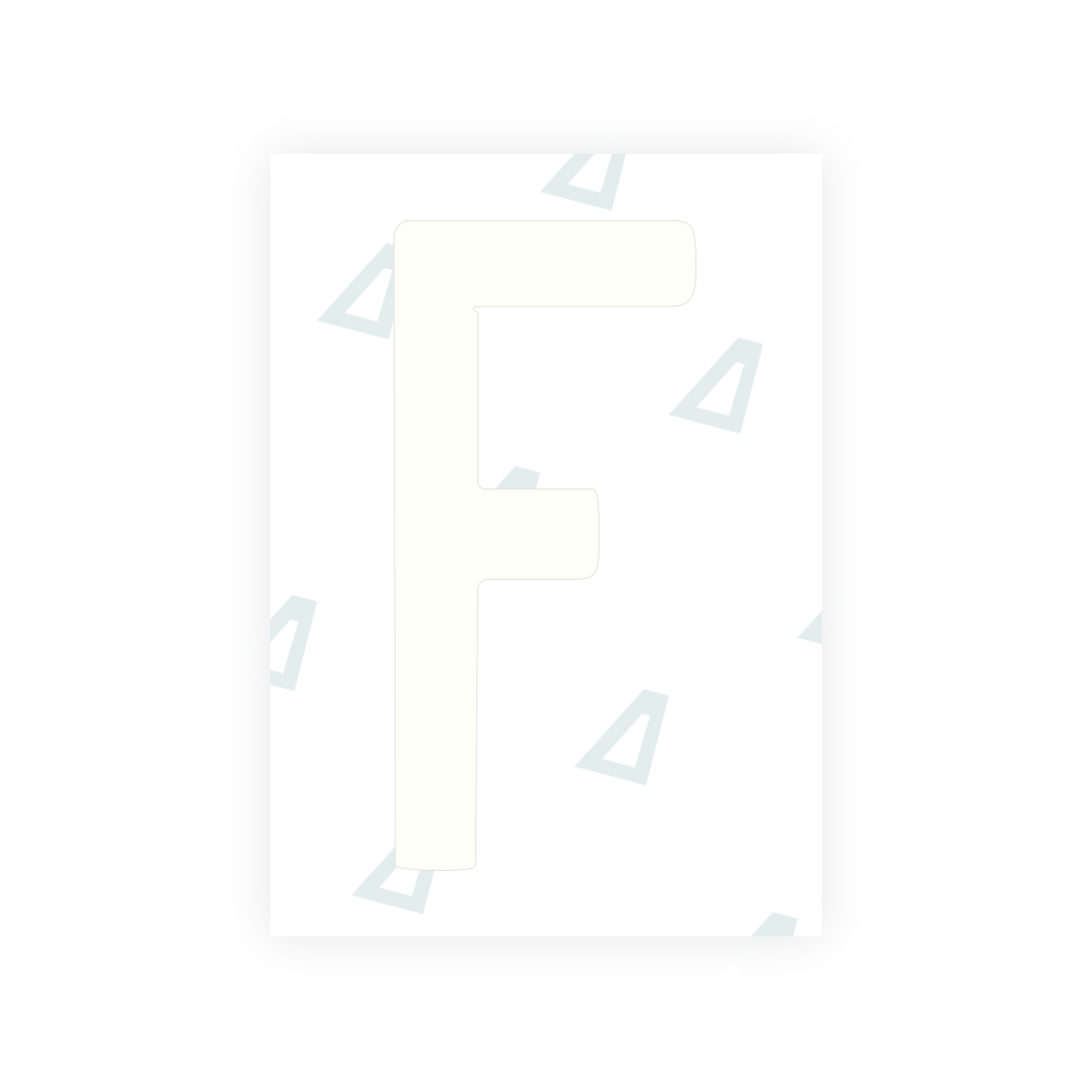 Alite Nanofilm for US (Colorado) license plates - Symbol "F"