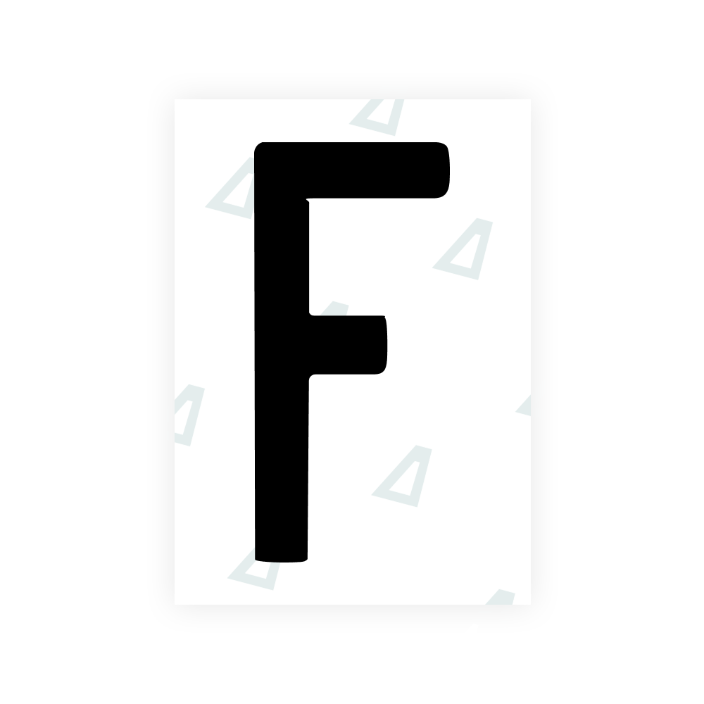 Alite Nanofilm for US (Colorado) license plates - Symbol "F"