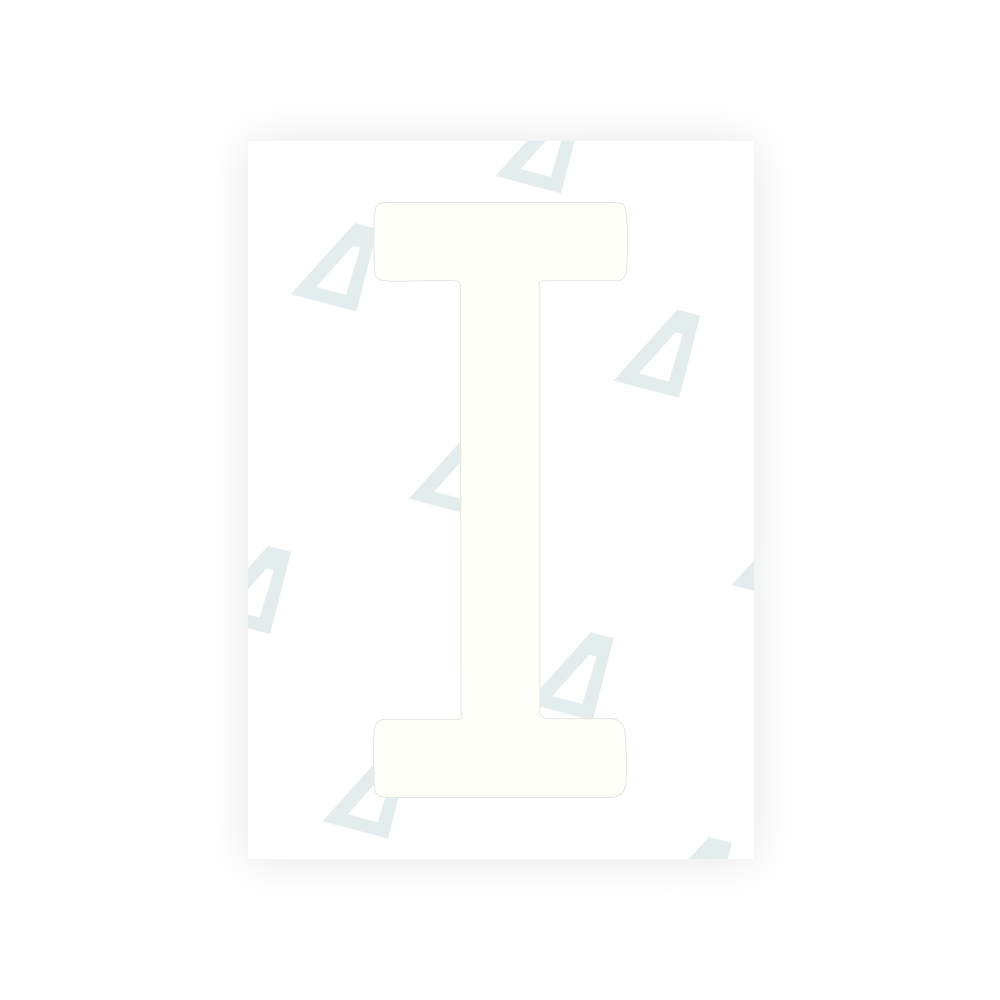 Alite Nanofilm for US (Colorado) license plates - Symbol "I"