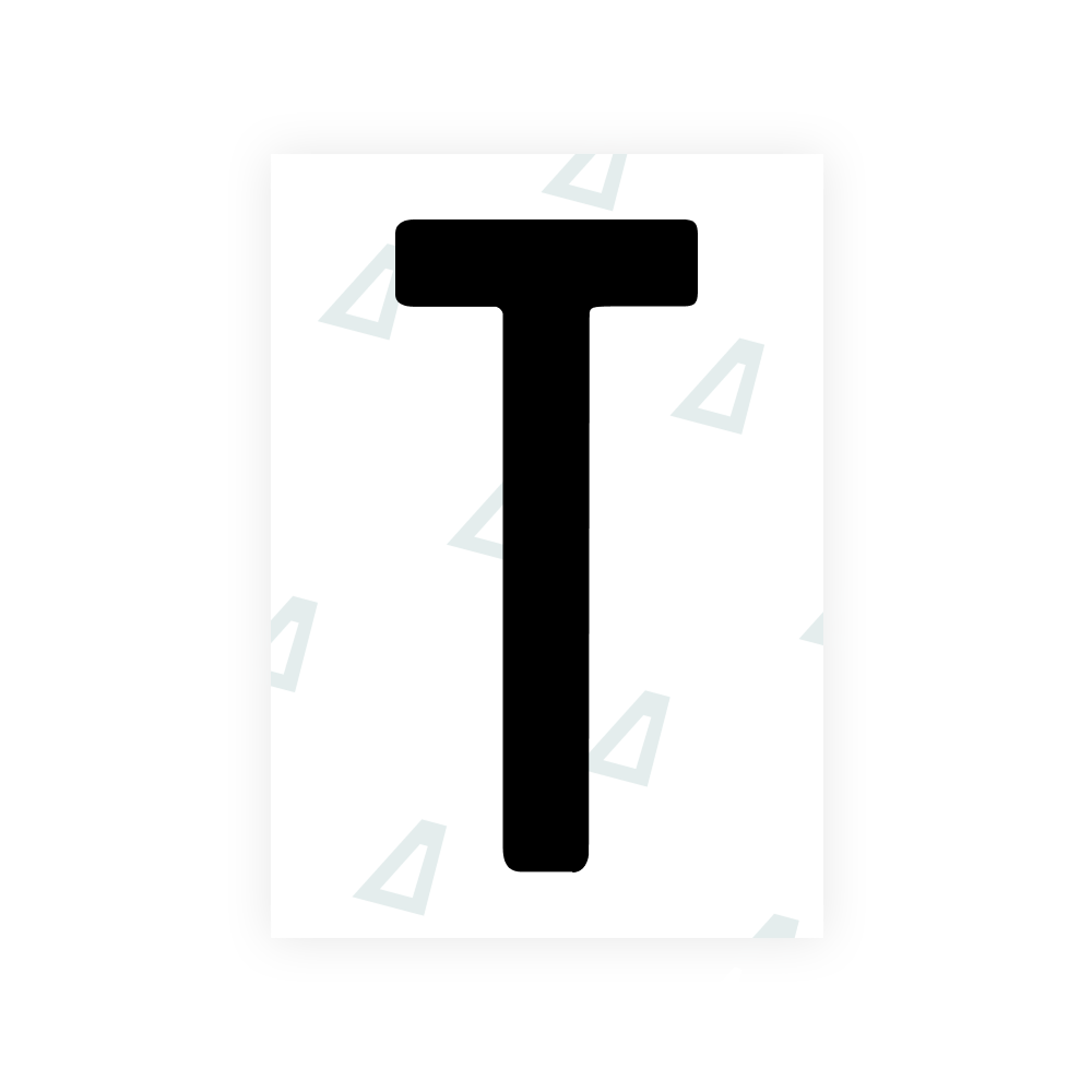 Alite Nanofilm for US (Colorado) license plates - Symbol "T"