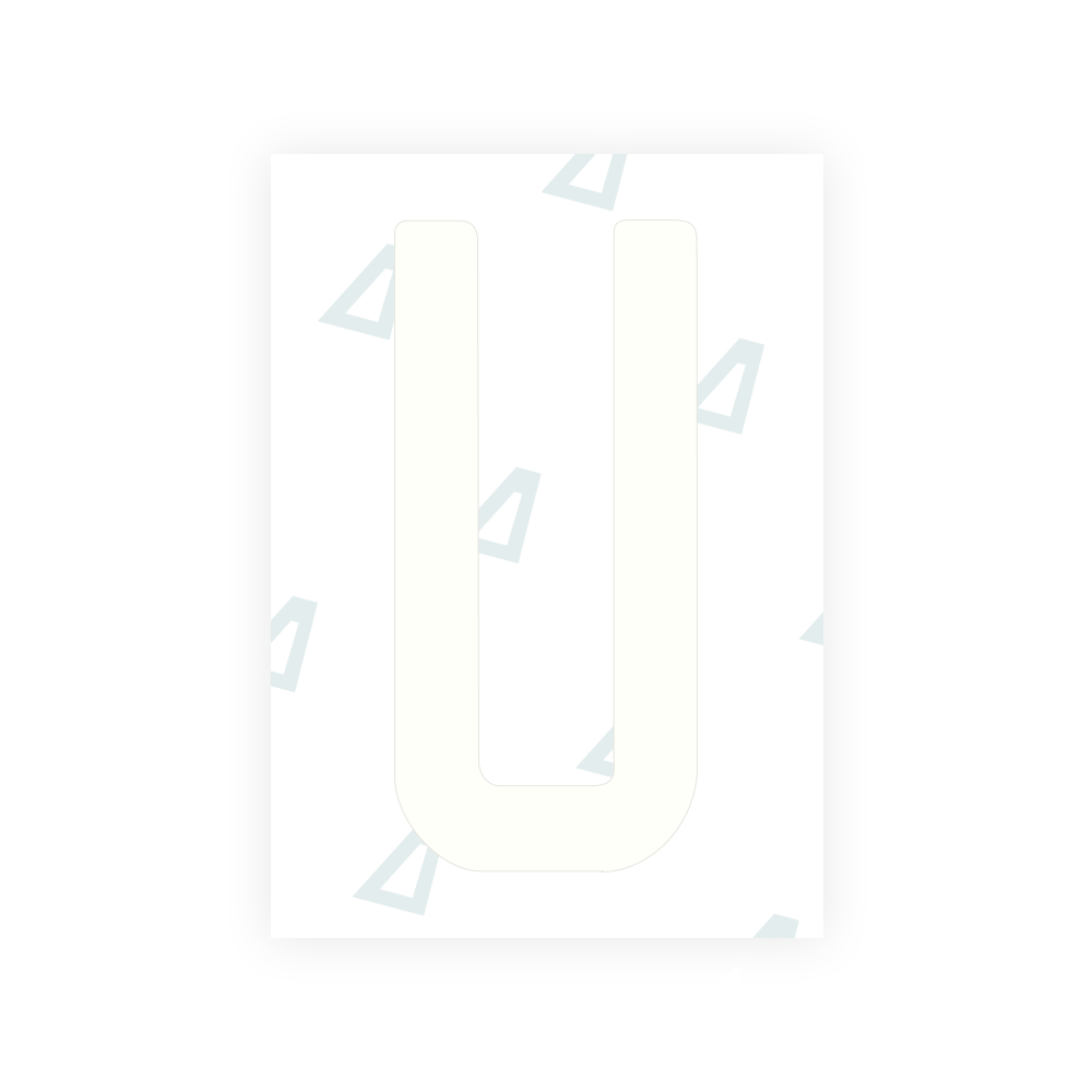 Alite Nanofilm für US-amerikanische (Colorado) Kfz-Kennzeichen – Symbol „U“
